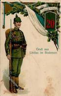 Regiment Lindau (8990) Nr. 20 Infant. Regt. 1917 I-II (fleckig) - Regiments