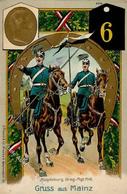 Regiment Mainz (6500) Nr. 6 Magd. Gragoner Regt.  Prägedruck 1912 I-II - Regimente