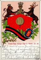 Regiment Stuttgart (7000) Nr. 119 Infant. Regt. 1906 I-II - Regimente