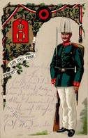 Regiment Stuttgart (7000) Nr. 119 Infant. Regt. Prägedruck 1906 I-II - Regiments