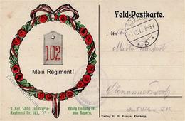 Regiment Zittau (O8800) Nr. 102 Infant. Regt. 1917 I-II - Regimente