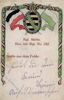 Regiment Zittau (O8800) Nr. 242 Reserve Infant. Regt. 1917 I-II (fleckig) - Regiments