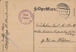 Feldpost WK I Schneidemühl 15.3.16 Luftschiffertrupp Briefstempel I-II - Guerra 1914-18