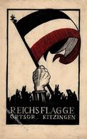 Zwischenkriegszeit Propaganda Ortsgruppe Kitzingen (8710) Reichsflagge II (fleckig, Ränder Abgestoßen)) - History