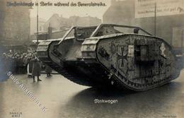 Revolution Tankwagen Foto AK I-II - Krieg