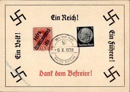 NS-GEDENKBLATT WK II - Befreiungs-S-o TEPLITZ 1938 I - Guerre 1939-45