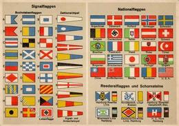 FAHNE/STANDARTE WK II - SIGNALFLAGGEN - NATIONALFLAGGEN I-II - Weltkrieg 1939-45