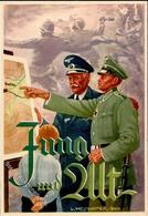 NS-REICHSKRIEGERBUND WK II - Propagandakarte D. Reichskriegerbundes WIEN Sign. Hesshaimer 1939 I - War 1939-45