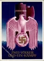 Propaganda WK II - ZWEI VÖLKER - EIN KAMPF PH Kl. 3 I - Weltkrieg 1939-45