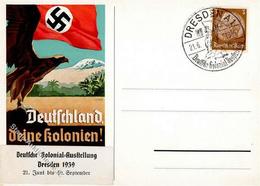 Propaganda WK II Dresden (O8000) Deutschland Deine Kolonien WK II Ausstellung  I-II Expo Colonies - War 1939-45