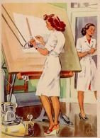 Propaganda WK II FRAUEN Schaffen Für Euch Nr. 657 Technische ZEICHNERIN I - War 1939-45