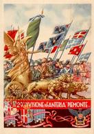 Propaganda WK II Italien 29. Dicision Di Fantaria Piemonte Künstlerkarte I-II - War 1939-45