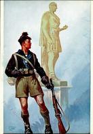 Propaganda WK II Italien 781. Legione Balilla Moscchettieri Künstlerkarte I-II - Weltkrieg 1939-45