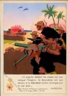 Propaganda WK II Italien Africa Künstlerkarte I-II - War 1939-45