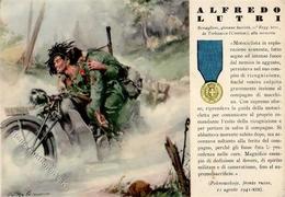 Propaganda WK II Italien Alfredo Lutri Künstlerkarte I-II - Weltkrieg 1939-45