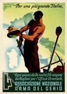 Propaganda WK II Italien Associazione Nazionale Dell Arma Del Genio Künstlerkarte I-II - War 1939-45