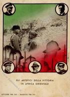 Propaganda WK II Italien Gli Artifici Della Vittoria In Africa Orientale Künstlerkarte I-II - Weltkrieg 1939-45