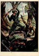 Propaganda WK II Italien Milizia Eroica Künstlerkarte I-II - Weltkrieg 1939-45