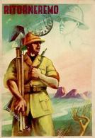 Propaganda WK II Italien Ritorneremo Künstlerkarte I-II - War 1939-45