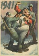 Propaganda WK II Italien Sign. Boccasile Künstler-Karte I-II - War 1939-45