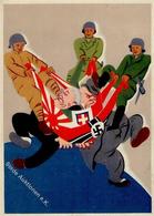 Propaganda WK II Italien Societa Nazionale Dante Alighieri I-II - War 1939-45