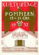 Propaganda WK II Kulturtage Pommern Übergabe Der Weihestätte Zu Pasewalk Rs Sonderstpl. Weihestätte Pasewalk I-II - War 1939-45