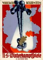 Propaganda WK II Villach Österreich NS Winterkampfspiele I-II - Weltkrieg 1939-45