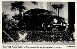 Propaganda WK II VW Int. Automobil U. Motorrad Ausstellung Foto AK I-II Expo - Weltkrieg 1939-45