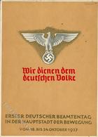 Propaganda WK II WK II Erster Deutscher Beamtentag I-II (fleckig) - Weltkrieg 1939-45