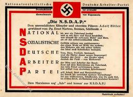 Propaganda WK II WK II NSDAP Deutschland Ist Erwacht I-II (fleckig) - Weltkrieg 1939-45