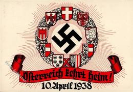 Propaganda WK II WK II Österreich Kehrt Heim I-II - Weltkrieg 1939-45