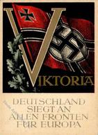Propaganda WK II WK II Viktoria Sign. Klein, Gottlieb Künstlerkarte I-II - War 1939-45