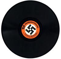 HORST-WESSEL WK II - Original NS-SCHALLPLATTE -Das HORST-WESSEL-LIED- I-II - Weltkrieg 1939-45