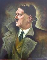 Hitler Keramik Portrait Sign. Exner, Willy Hersteller Rosenthal Selb 32 X 26 Cm I-II R! - Oorlog 1939-45