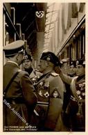 Hitler Mussolini WK II PH M 14  Foto AK I-II - Oorlog 1939-45