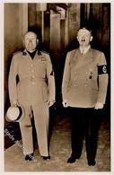 Hitler Mussolini WK II PH S 1 Foto AK I-II - Guerra 1939-45