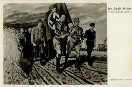 Hitler Propagandakarte I-II R! - Guerra 1939-45