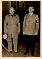 Hitler Und Mussolini WK II PH 12 Foto-Karte I-II - Guerra 1939-45