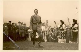 HITLER WK II - Foto-Ak Mit Goebbels (Erntedank) I - War 1939-45