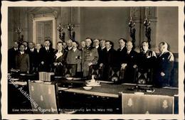 Hitler WK II Historische Sitzung Der Reichsregierung PH 626 Foto AK I-II - Guerra 1939-45