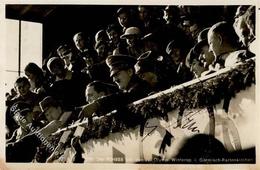 Hitler WK II Olympische Winterspiele Mit Unterschrift Foto-Karte I-II (fleckig, Marke Entfernt) - Weltkrieg 1939-45