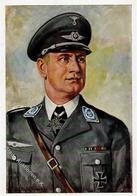Ritterkreuzträger WK II Loerzer, Bruno General Sign. Cleff, Erich D. Jg. Künstlerkarte I-II - War 1939-45