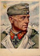 Ritterkreuzträger WK II Lützow Frhr. V. Generalleutnant Sign. Wolfgram, Kurt Künstlerkarte I-II - Weltkrieg 1939-45