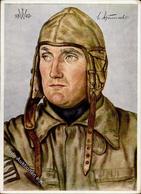 Willrich Nr. P1 R7 Nr.1 WK II Ritterkreuzträger Schumacher Oberstleutnant Künstlerkarte I-II - Guerre 1939-45