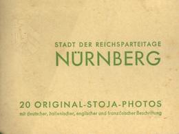 REICHSPARTEITAG NÜRNBERG WK II - Kleines Album Mit 20 Versch. Original-Stoja-Photos I-II - War 1939-45