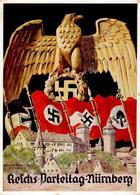 Reichsparteitag WK II Nürnberg (8500) 1935 Künstler-Karte I-II (Ränder Bestoßen) - War 1939-45