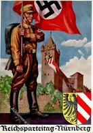 Reichsparteitag WK II Nürnberg (8500) 1937 Künstler-Karte I- - Oorlog 1939-45