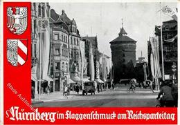 RP NÜRNBERG K II - Nürnberg Im Flaggenschmuck Am Reichsparteitag - Verlag Zerreiss - S-o 1935 I-II" - Guerra 1939-45