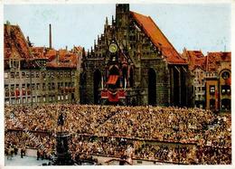 REICHSPARTEITAG NÜRNBERG WK II - PH P 43 -Tribüne Am Adolf-Hitler-Platz Während D. Vorbeimarsches - Nadelloch!! - Guerre 1939-45