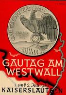 KAISERSLAUTERN WK II - GAUTAG Am WESTWALL 1939 Mit S-o - Sign. Künstlerkarte I - Guerre 1939-45